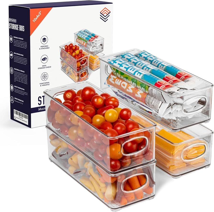 ClearSpace Plastic Pantry Organization and Food Storage Bin – Great Kitchen Storage – Fridge ... | Amazon (US)