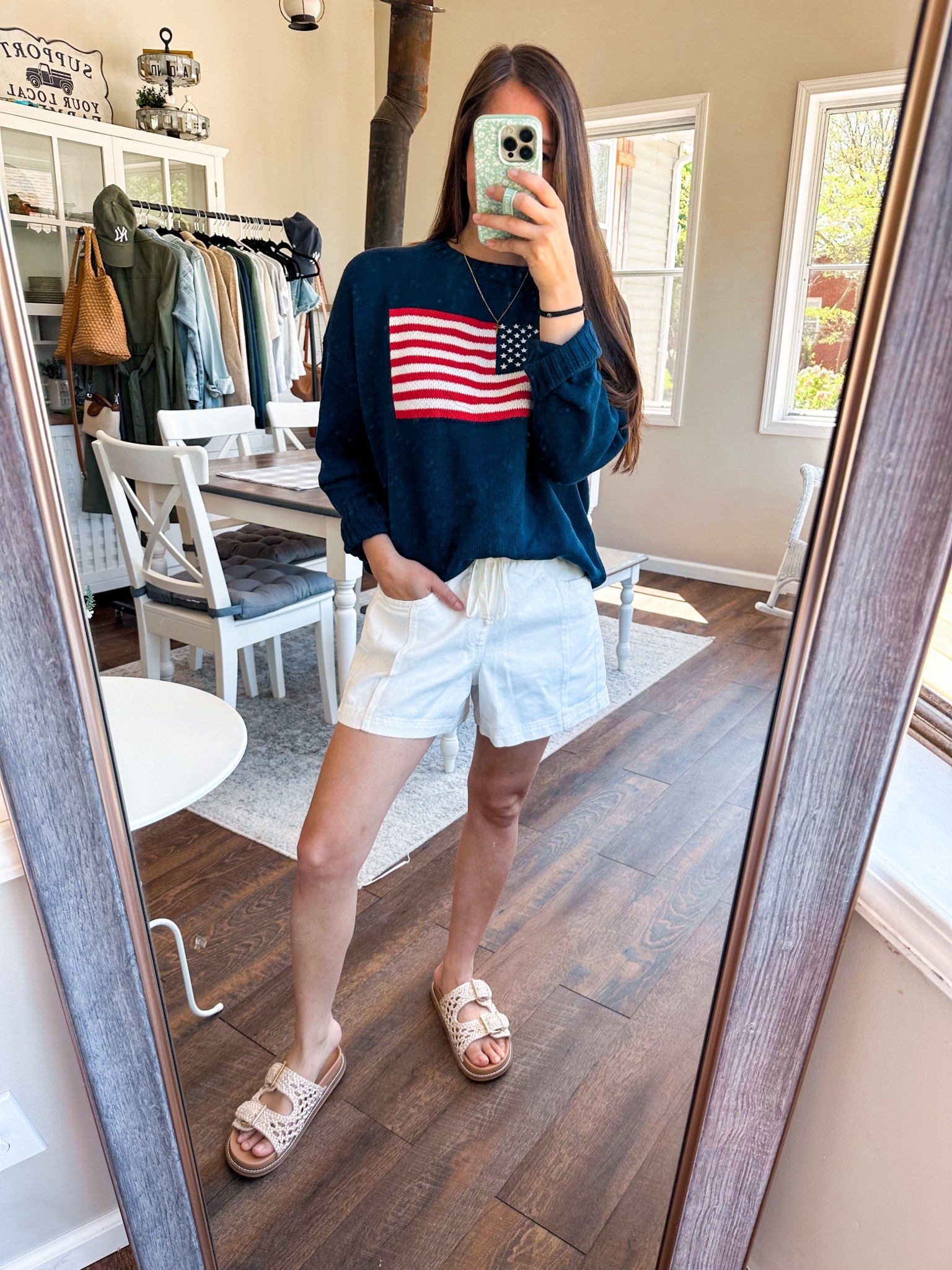 Target sweater size small 
Shorts XS 
Shoes tts 

#LTKFindsUnder100 #LTKStyleTip #LTKFindsUnder50