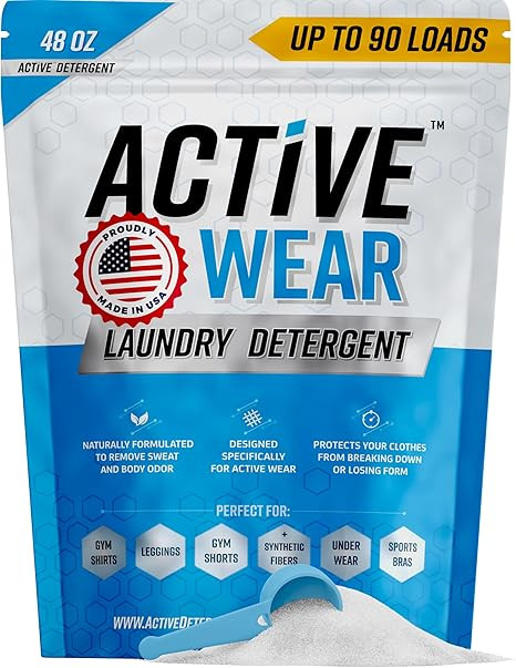 Active Wear Laundry Detergent & Soak - Formulated for Sweat and Workout Clothes - Natural Perform... | Amazon (US)