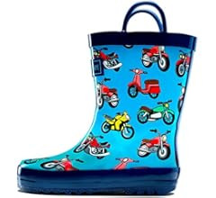 CasaMiel Toddler Rain Boots for Kids Unisex Kids Rain Boots for Boys and Girls, Handmade Natural ... | Amazon (US)
