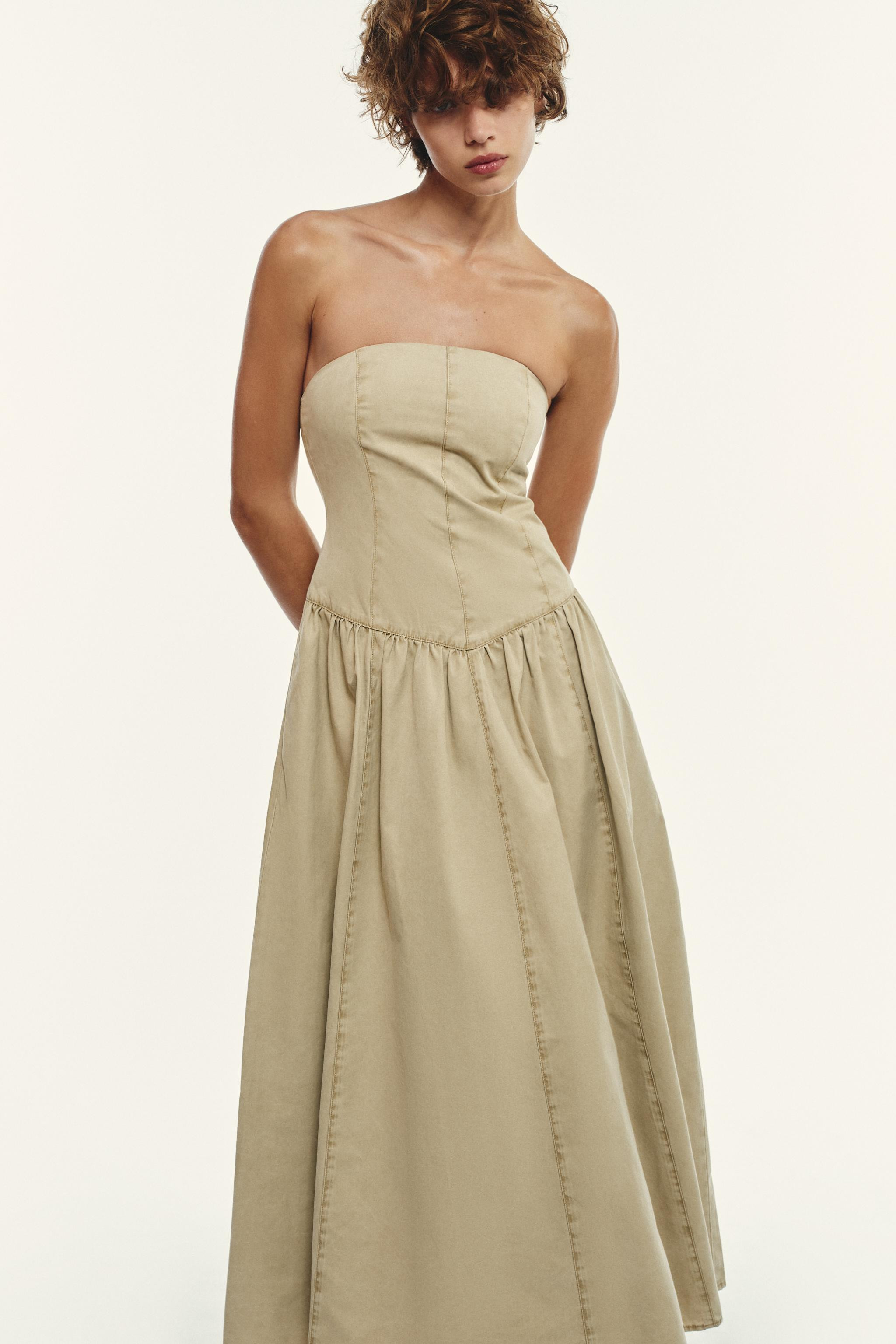 STRAPLESS DRESS | Zara US