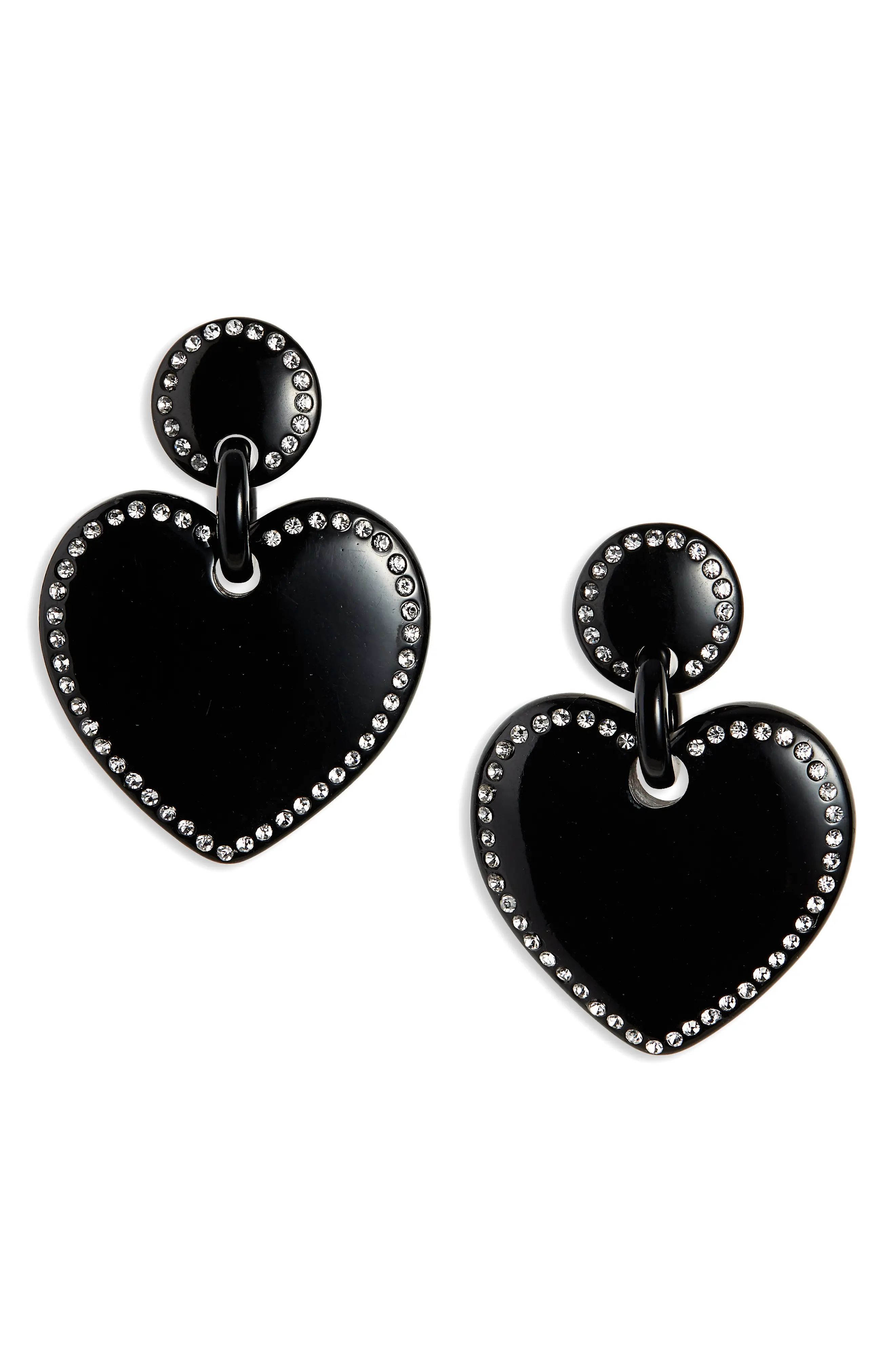 Women's Lele Sadoughi Stitched Heart Earring | Nordstrom