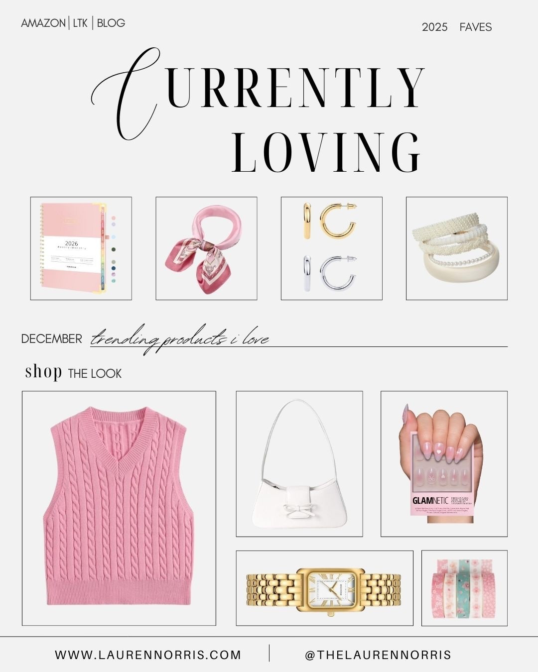 From my pink vest to my press-on nails, these are the products you guys have been loving! 💕✨

#LTKGiftGuide #LTKFindsUnder100