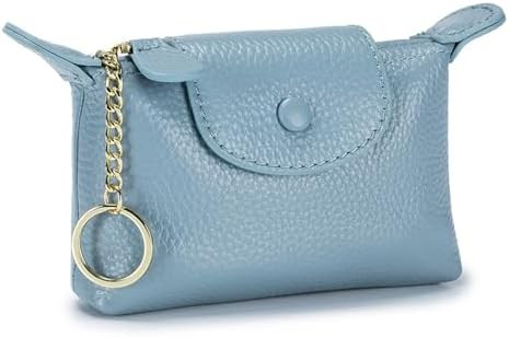 SENDEFN Small Leather Women Coin Purse, Women's Keychain Zipper Pocket Pouch Wallet | Amazon (US)
