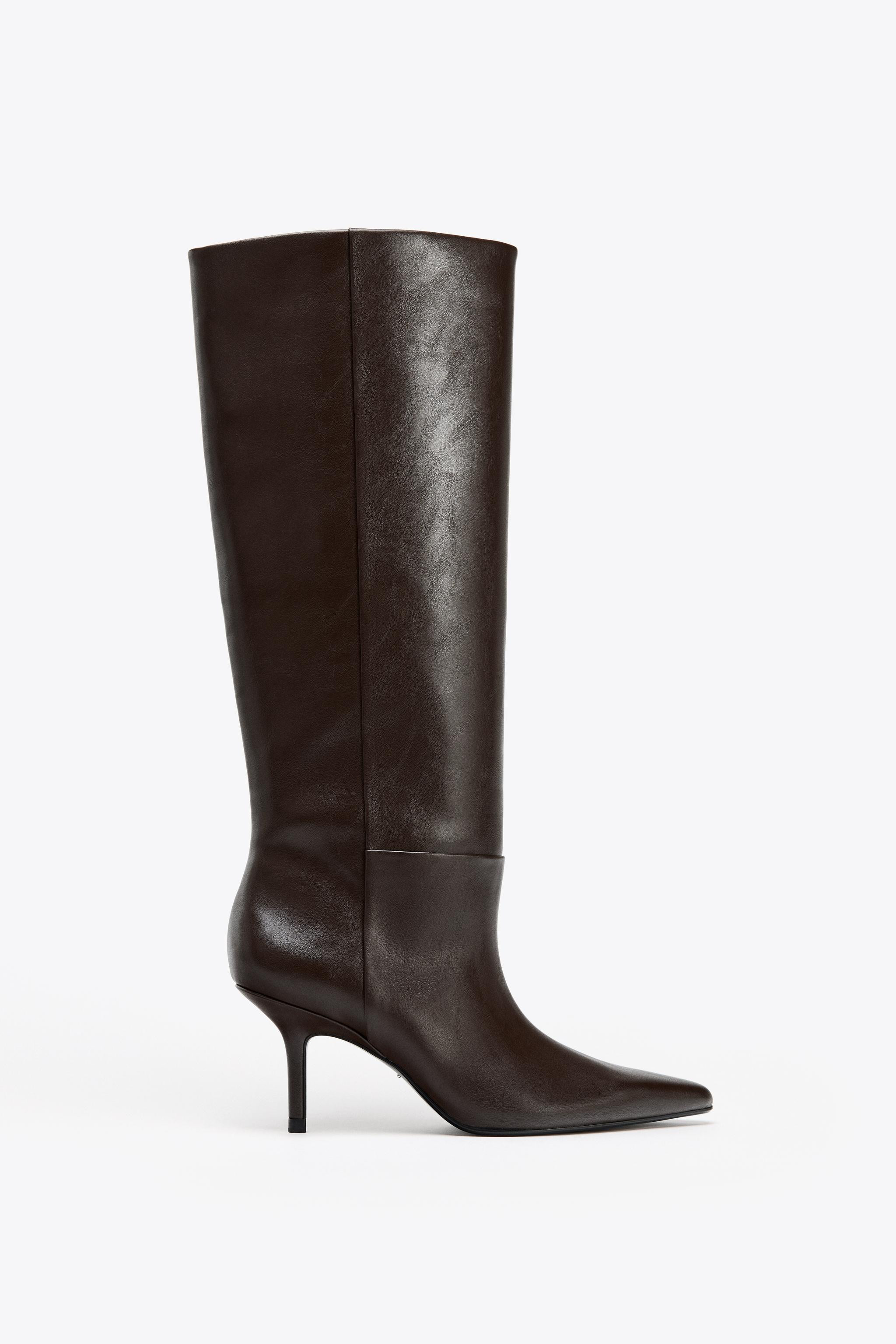 POINTED HIGH-HEEL BOOTS | Zara UK