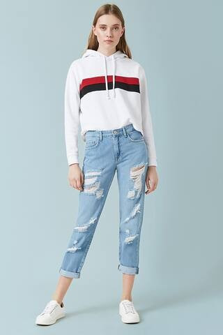 Distressed Boyfriend Jeans | Forever 21 (US)