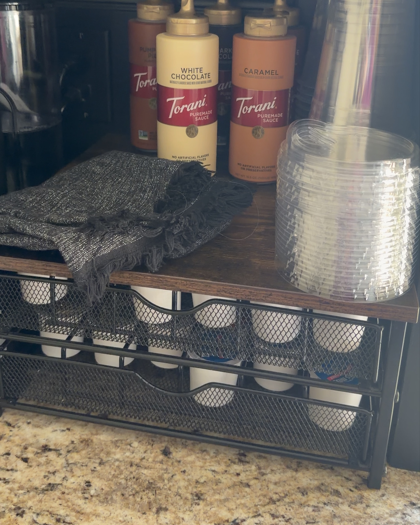 Our entire coffee bar set up to make you an in home barista! (This has saved me so much Money!)  💰 

I was so intimidated by an espresso machine but this one is intuitive and does all the measurements etc for you! Also does cold espresso for all my martini girlies! 🖤🖤

We also still have a single use Keurig machine with a milk frother! My husband uses this one too! Both on sale! ☕️
#espresso #espressomartini #barista #musthave #coffee #coldbrew #ninja

#LTKSaleAlert #LTKHome #LTKGiftGuide