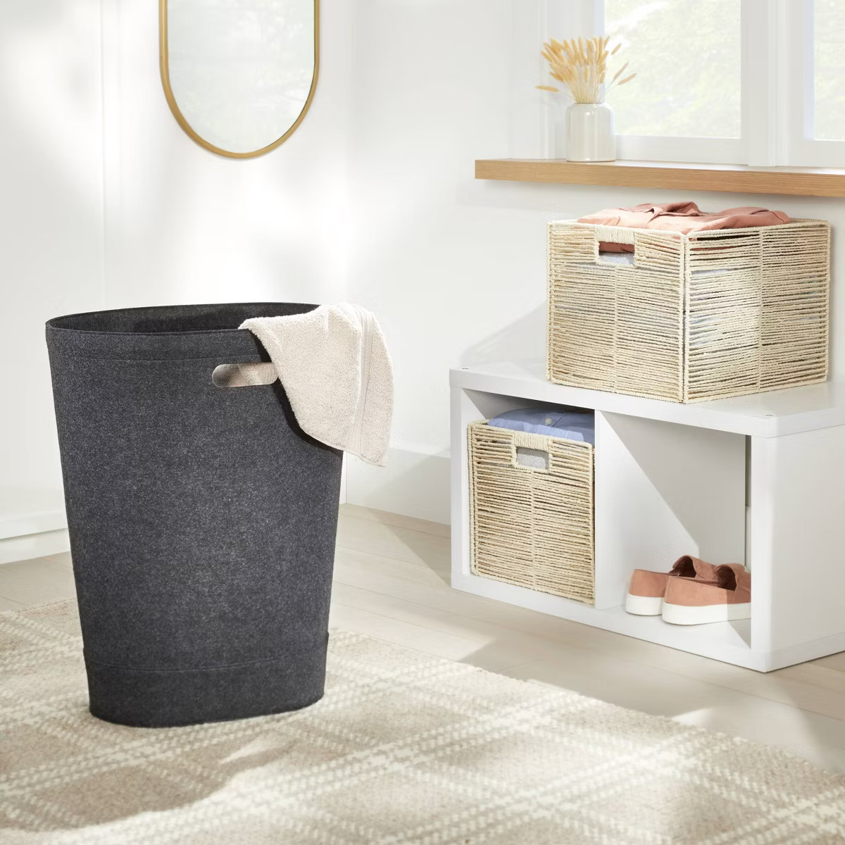 Felt Hamper Black - Brightroom™ | Target