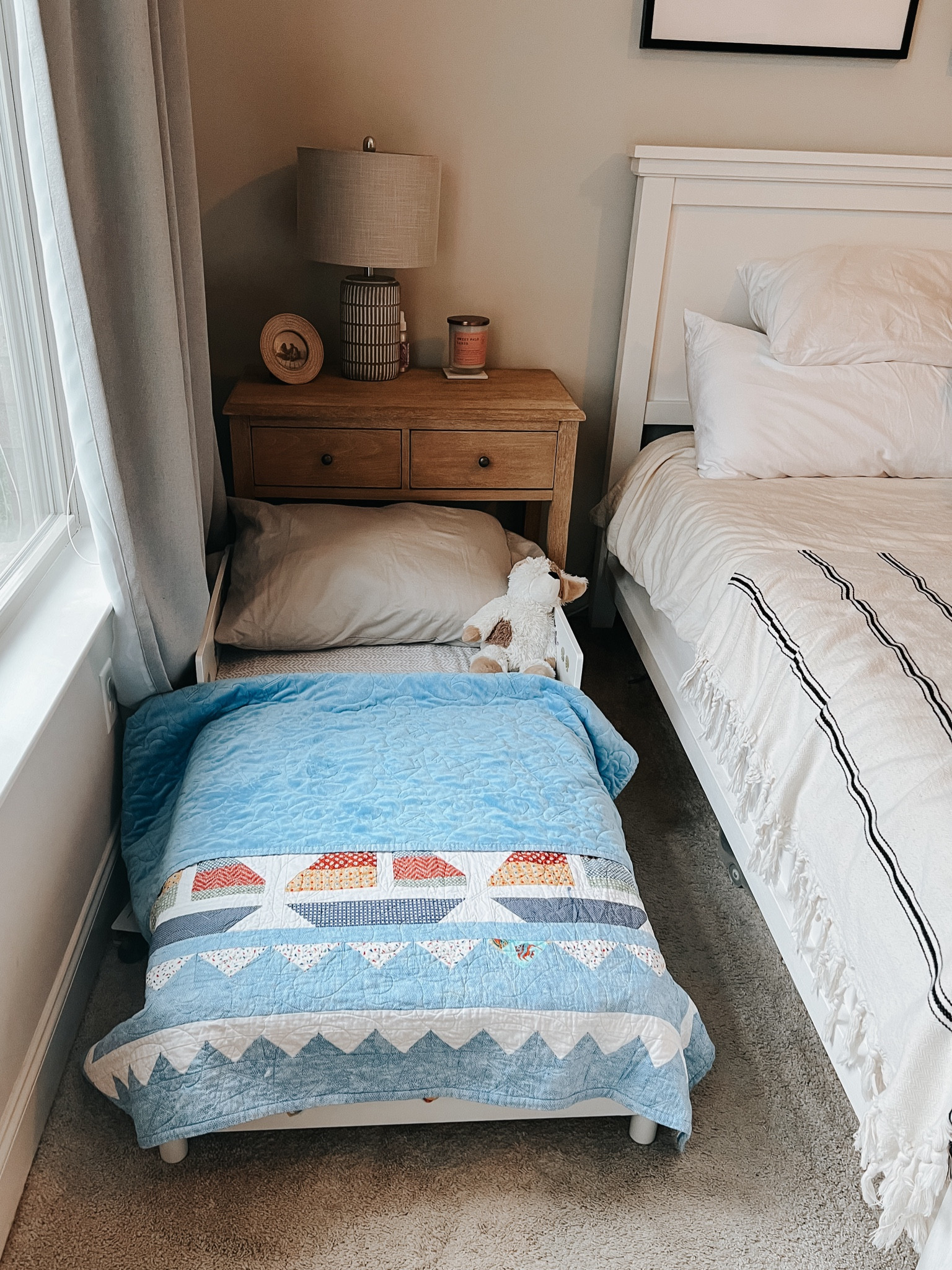 You gotta do what you gotta do 🤷‍♀️

This Delta toddler bed from Walmart was perfect for our situation. I wanted to add a toddler bed for Benny in our room, to help ease him out of our bed, but still stay close. It was quick to build, and came with 3 different bookshelf attachments to chose from! 😍

#family #kids #toddlers #cosleeping #roomsharing #motherhood #bedroom #cozybedroom #potterybarn #walmart #delta

#LTKkids #LTKfamily #LTKhome