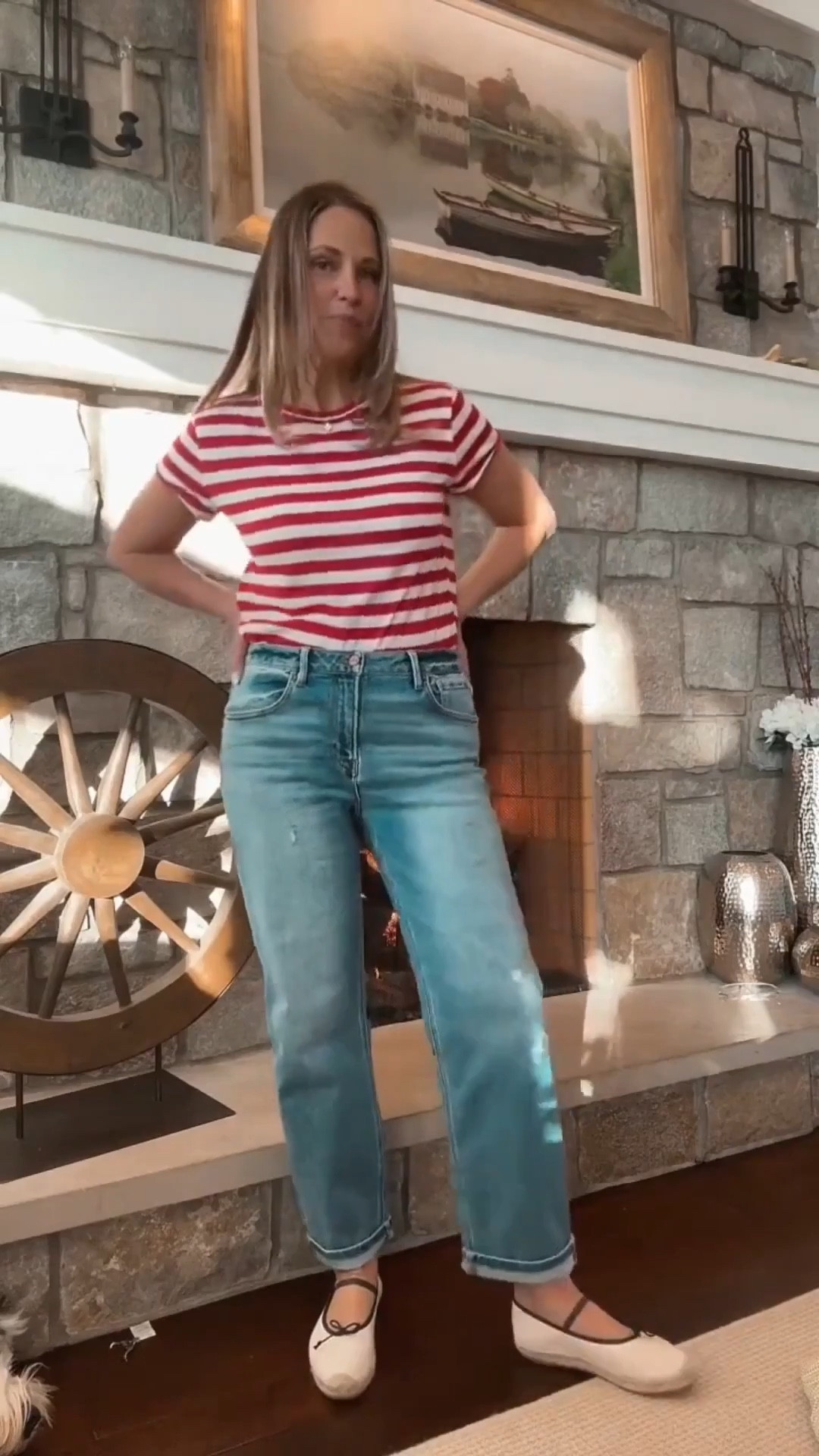 We’re loving these denim jeans for the season ahead. The straight-leg, mid-rise fit gives them a modern feel that’s easy to style. The cuffed hem adds an effortless touch that makes them stand out.

#LTKOver40 #LTKSeasonal #LTKMidsize