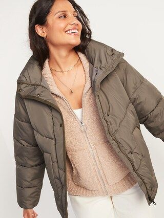 Quilted Utility Puffer Jacket for Women | Old Navy (CA)