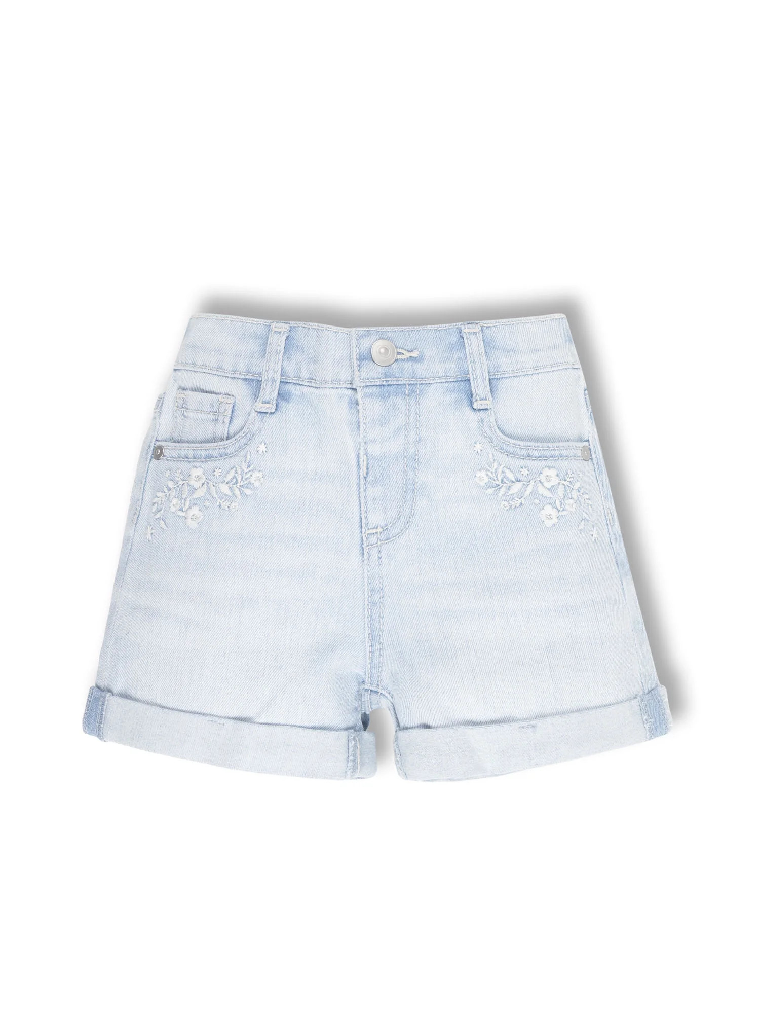 Wonder Nation Toddler Girl Denim Short, Sizes 12 Months - 5T | Walmart (US)