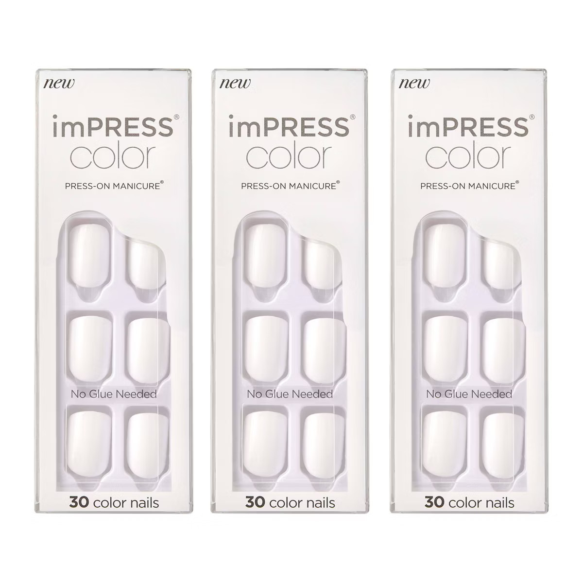 KISS Products imPRESS Color Press-On Manicure Fake Nails - 3pk/90ct | Target