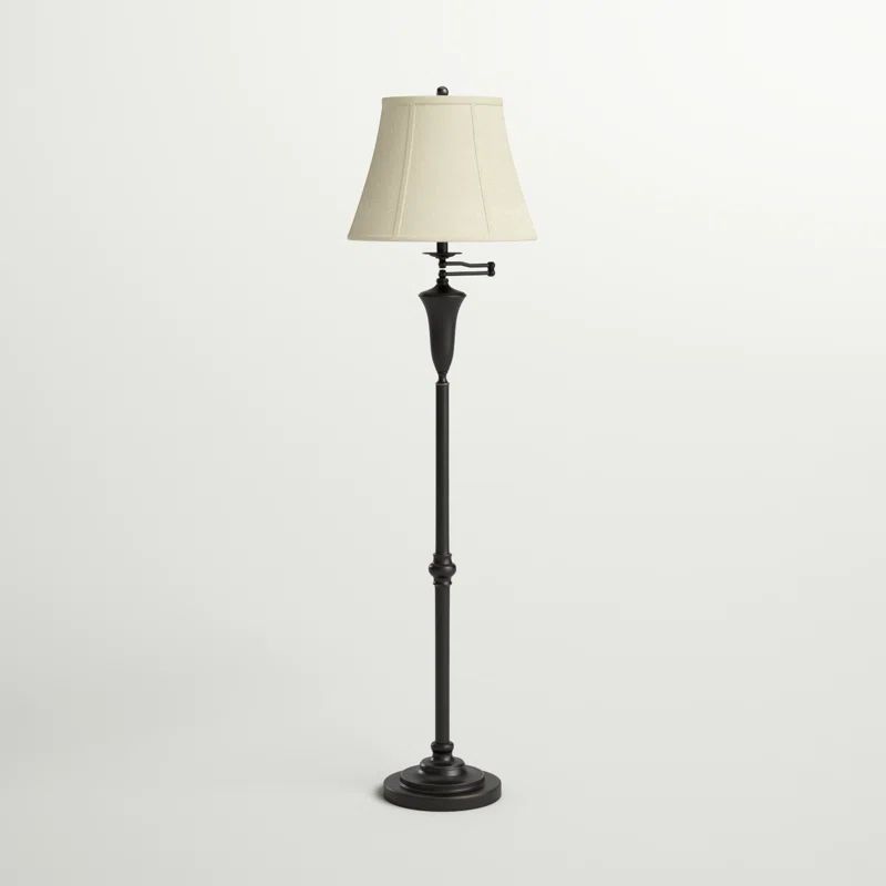 Hursey 62'' Swing Arm Floor Lamp | Wayfair North America