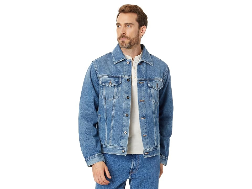 AG Jeans Dart Jacket Men's Coat Rockaway : MD, Cotton/Denim | Zappos
