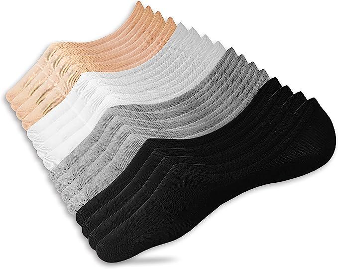 Eedor No Show Socks Womens with Low Cut Socks and No Slip Socks for Women | Amazon (US)