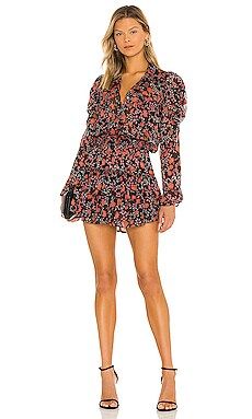 MISA Los Angeles Anika Dress in Carnelian Blooms from Revolve.com | Revolve Clothing (Global)