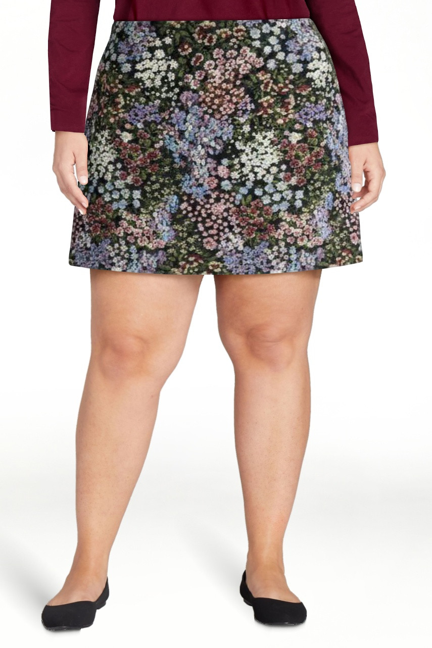 Free Assembly Women's and Women's Plus High-Rise Jacquard Mini Skirt, Sizes 0-28W | Walmart (US)