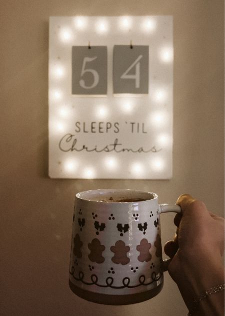 the cutest christmas-y gingerbread mug + light up christmas countdown 🫶🏻

#LTKHoliday #LTKGiftGuide #LTKSeasonal