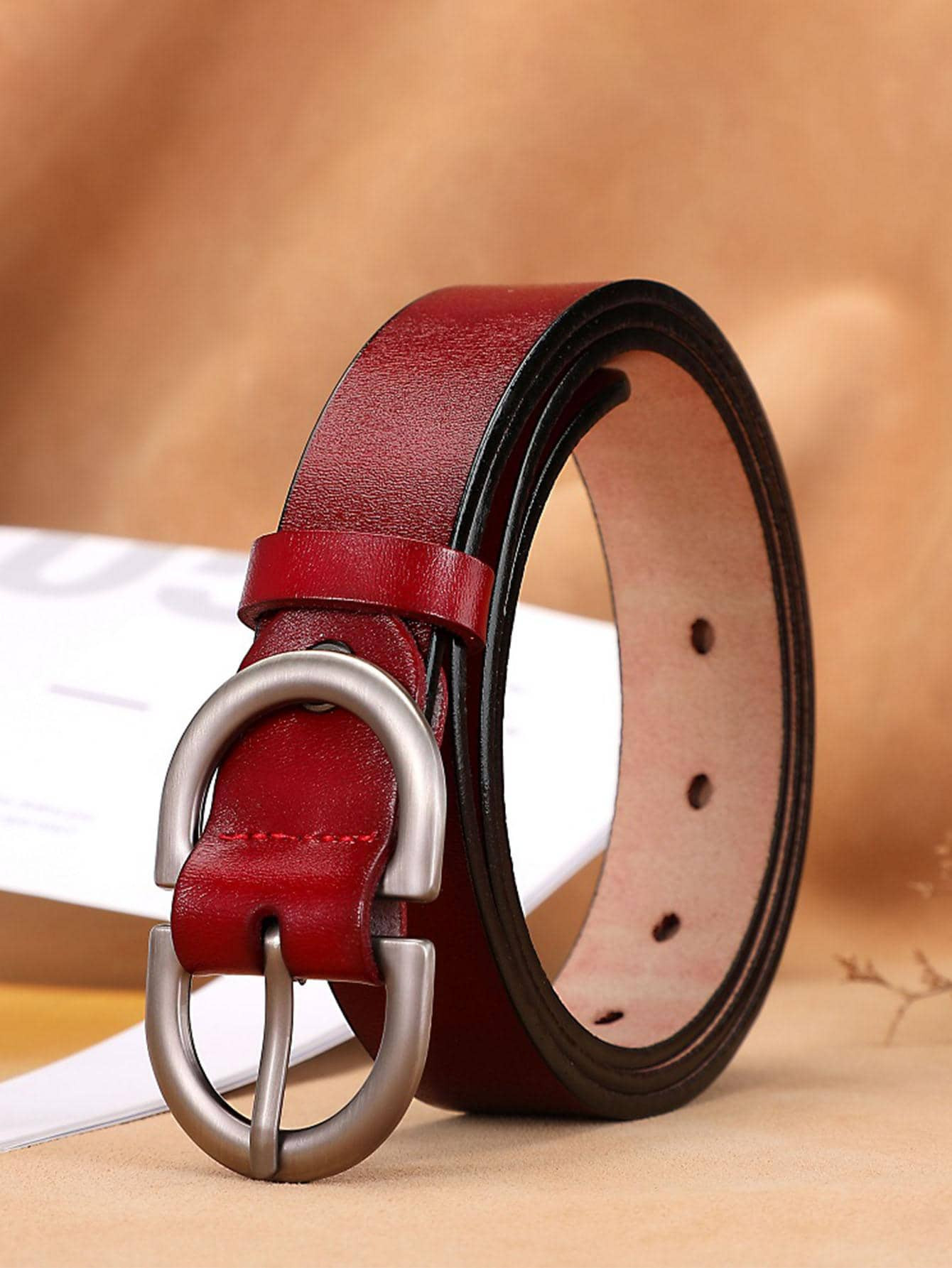 Oval Buckle Belt
       
              
              $6.60            $6.27   
      Join for an... | SHEIN