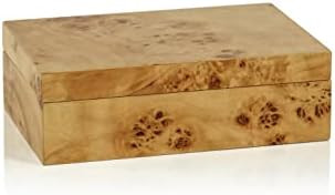 Zodax Leiden Burl Wood Design Decorative Box (Small 7.75") | Amazon (US)