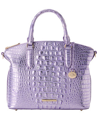 Duxbury Melbourne Medium Leather Satchel Handbag | Macy's