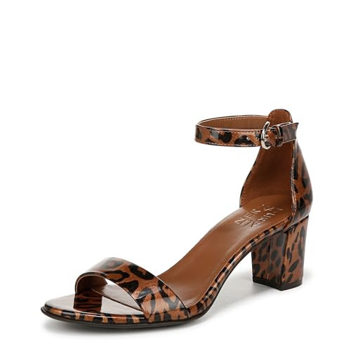 Naturalizer Women's Vera Sandal Cheetah Animal Print Patent 10 W | Amazon (US)