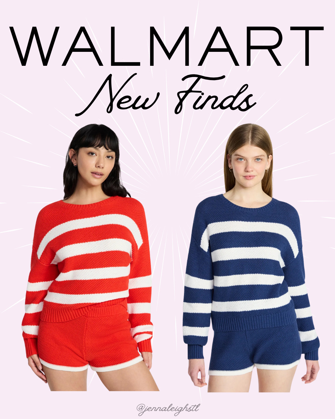 New at Walmart. This No Boundaries drop shoulder crewneck pullover and shorts set is such a cute and comfy outfit. 

 #LTKootd #LTKSeasonal #LTKMidsize