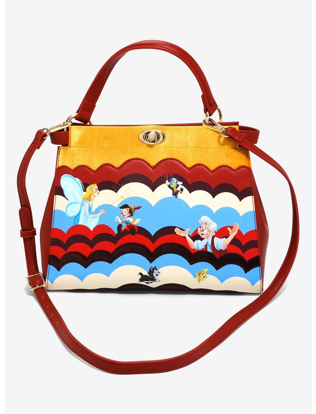 Danielle Nicole Disney Pinocchio Scalloped Handbag - BoxLunch Exclusive | BoxLunch