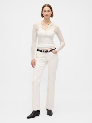 Low Rise Corduroy Long & Lean Pants | Gap (US)