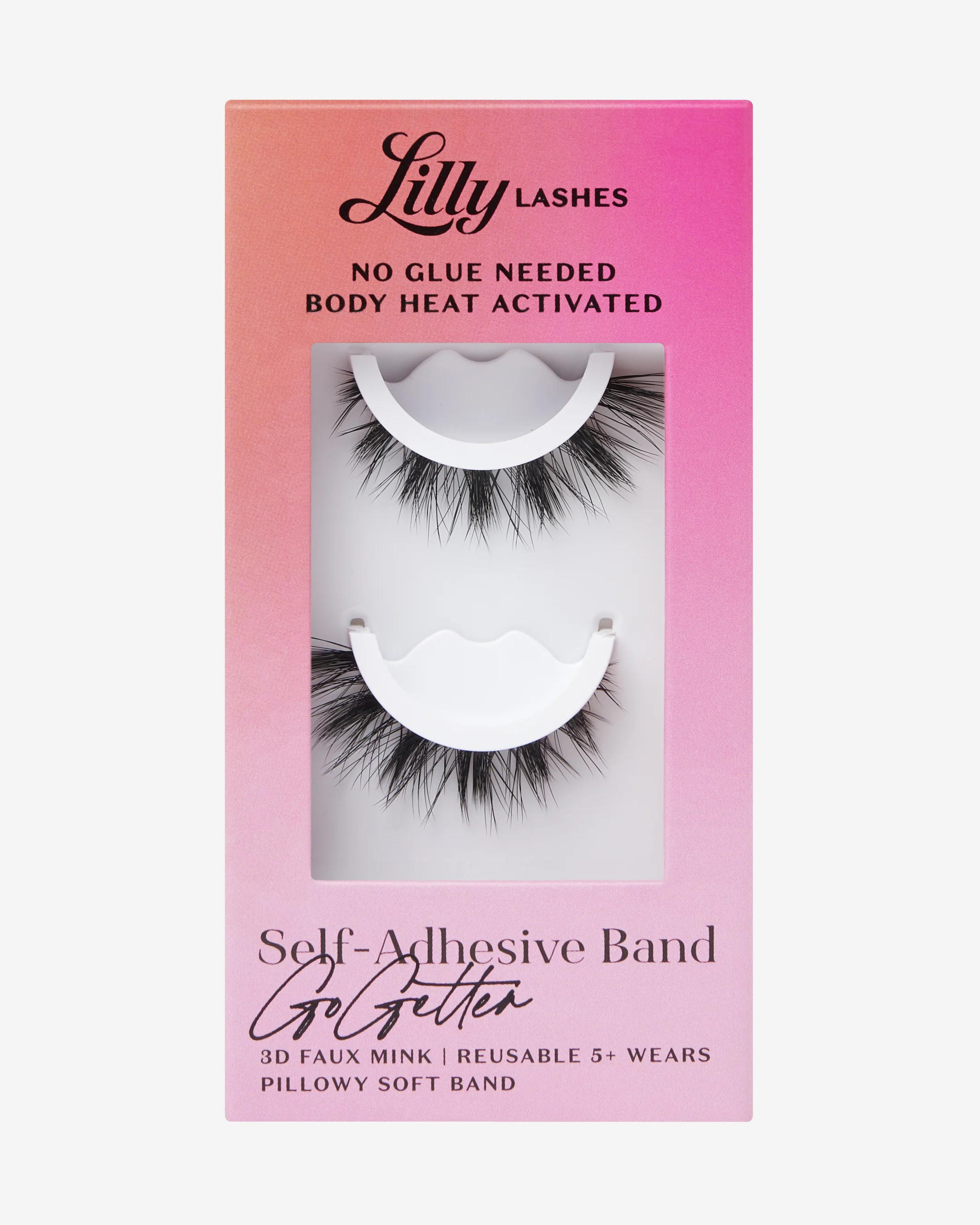 GoGetter | Self-Adhesive Lashes | No Glue Needed | Lilly Lashes | Lilly Lashes