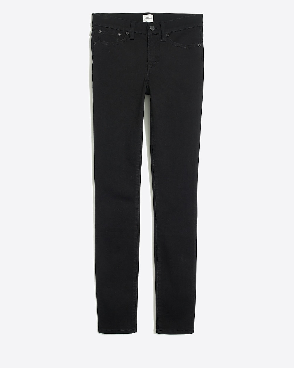 8"-rise black skinny jean in signature stretch | J.Crew Factory