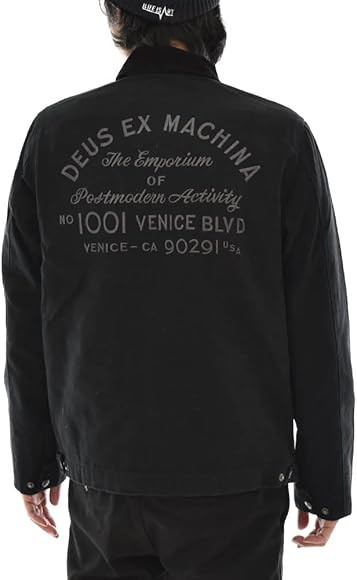 Deus Ex Machina Address - Chaqueta de trabajo, color negro | Amazon (ES)