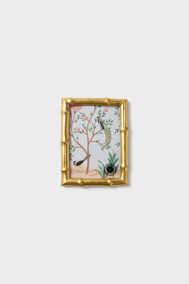 5x7 Gold Faux Bamboo Frame | Tuckernuck (US)