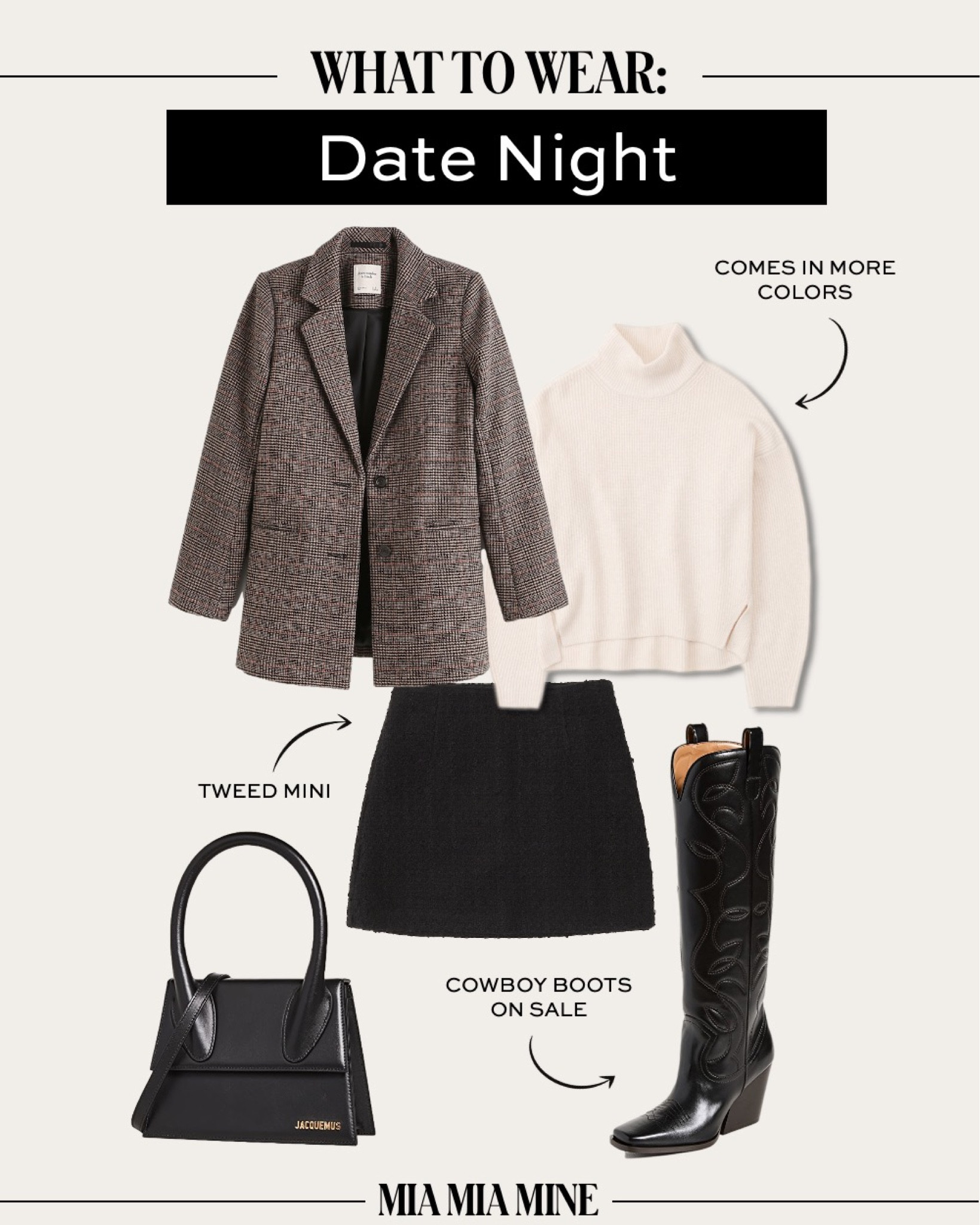 Fall outfit ideas - take 25% off
Abercrombie plaid blazer on sale
Abercrombie sweater
Abercrombie tweed skirt
Stella McCartney cowboy boots 
Jacquemus bag on sale 


#LTKunder100 #LTKSeasonal #LTKsalealert