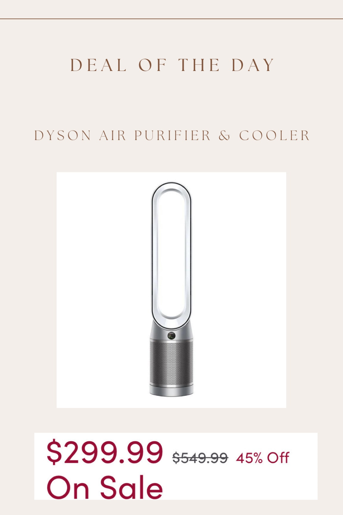 Way Day sale! One of the best sales I’ve ever seen for a Dyson air purifier & cooler!!