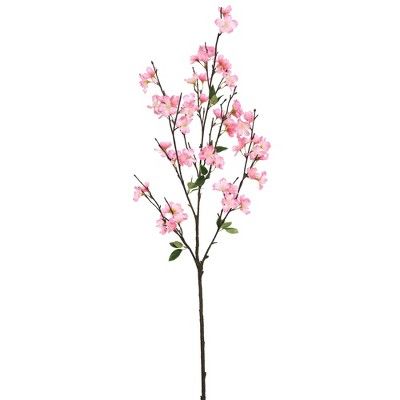 Vickerman 40'' Artificial Pink Cherry Blossom Spray, Set of 3 | Target