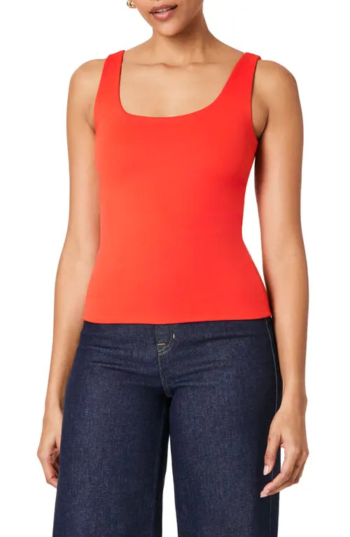 SPANX® SPANXsmooth™ Jersey Tank in Poppy at Nordstrom, Size Large | Nordstrom