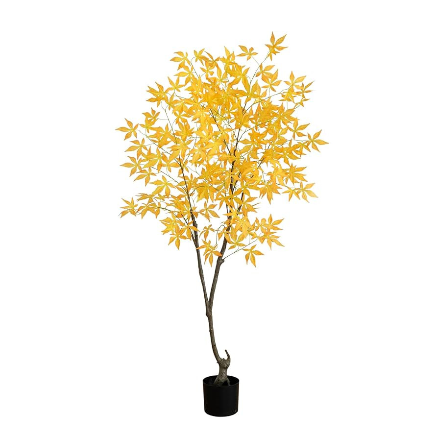 Nearly Natural 5ft. Autumn Maple Artificial Fall Tree | Amazon (US)