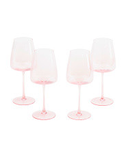 Set Of 4 Ombre Luster Wine Glasses | TJ Maxx