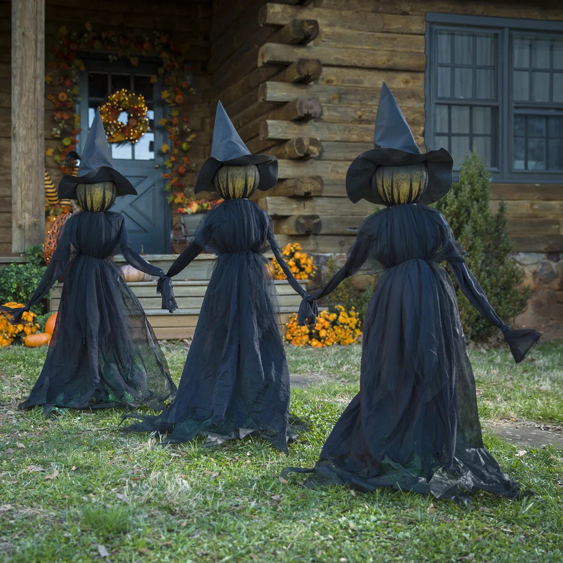 LED Lighted Witch Garden Stake (Set of 3) | Wayfair North America