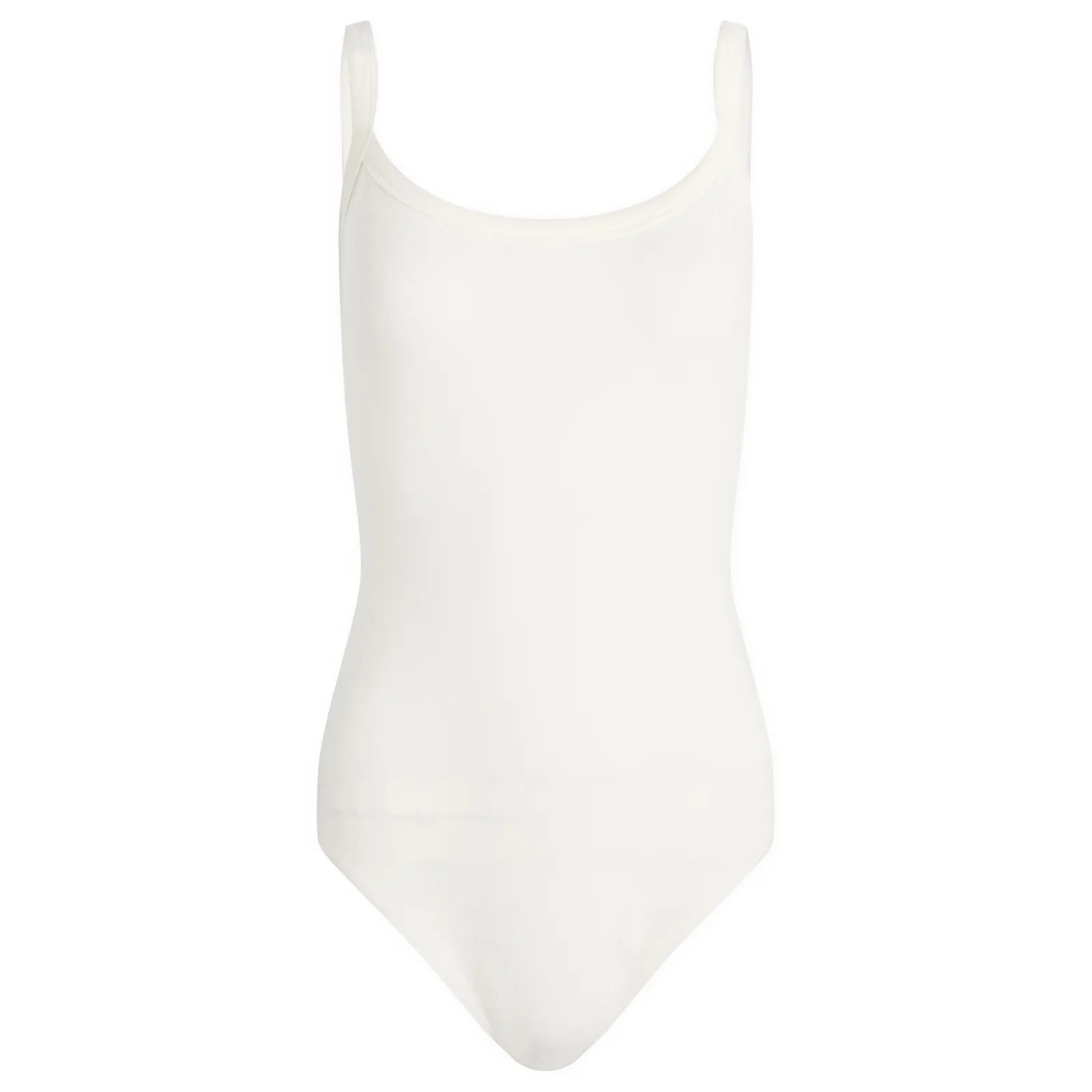 SKIMS Cotton Jersey Scoop Neck Bodysuit | END. Clothing