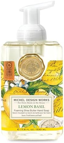Michel Design Works Foaming Hand Soap, Lemon Basil | Amazon (US)