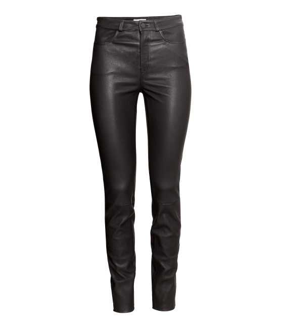 H&M - Leather Pants - Black - Women | H&M (US)