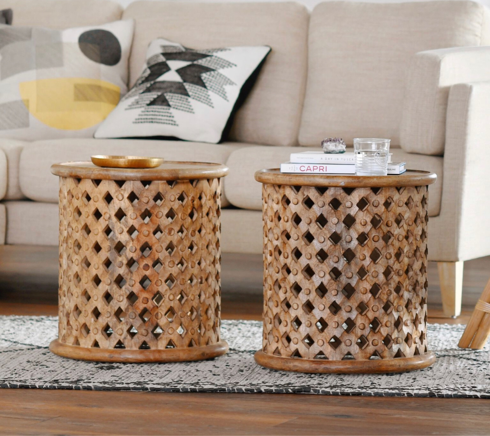 Wood carved side table

#LTKhome