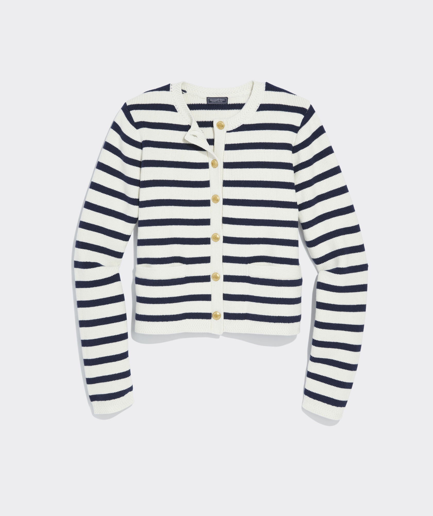 Cotton Cashmere Striped Jacket | vineyard vines