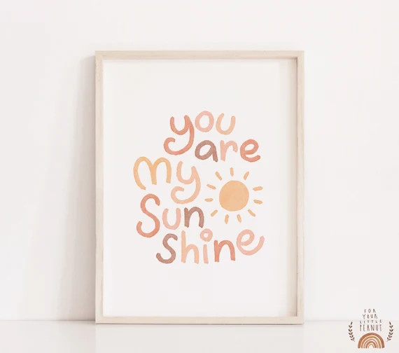 Nursery Quotes Printable Wall Art Nursery Decor Playroom Wall Art Digital Print Instant Download ... | Etsy (US)