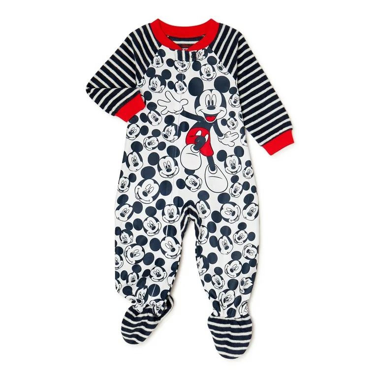 Mickey Mouse Baby & Toddler Boy Blanket Sleeper, Sizes 12M-5T | Walmart (US)