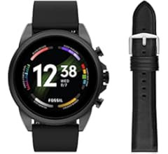 Fossil Gen 6 44mm Touchscreen Smart Watch for Men with Alexa Built-In, Fitness Tracker, Activity ... | Amazon (US)