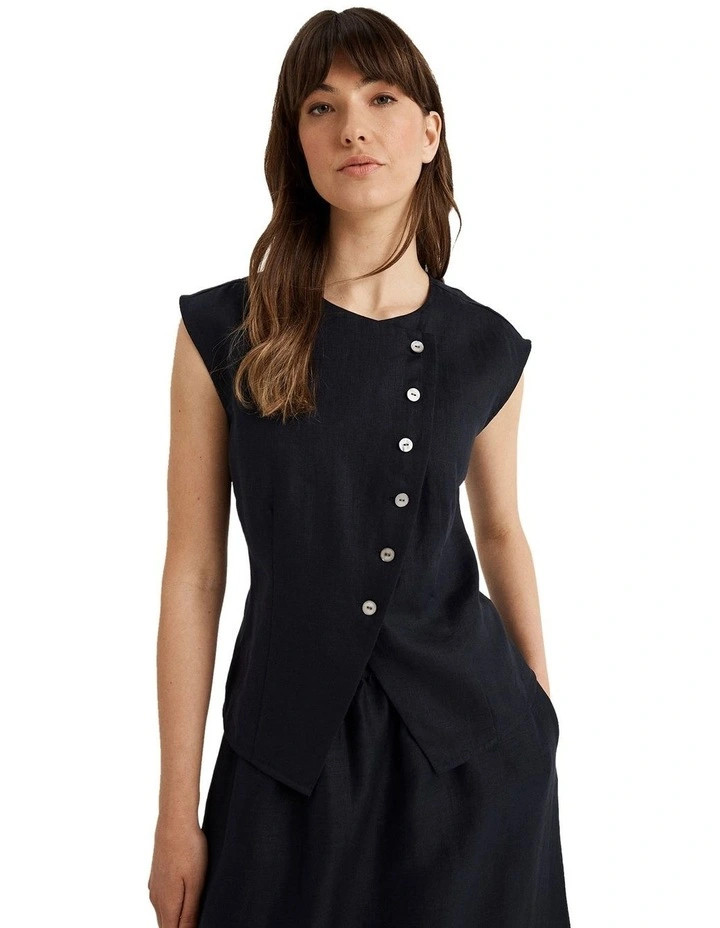 Kinship Vest in Navy | Myer